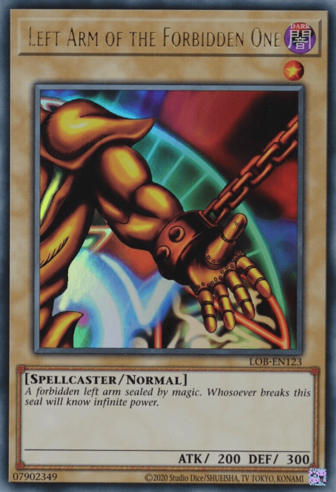 Left Arm of the Forbidden One (25th Anniversary) [LOB-EN123] Ultra Rare - POKÉ JEUX