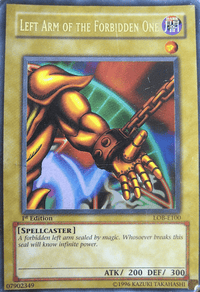 Left Arm of the Forbidden One [LOB-E100] Ultra Rare - POKÉ JEUX