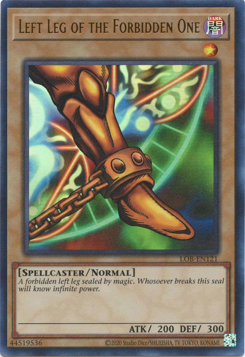 Left Leg of the Forbidden One (25th Anniversary) [LOB-EN121] Ultra Rare - POKÉ JEUX