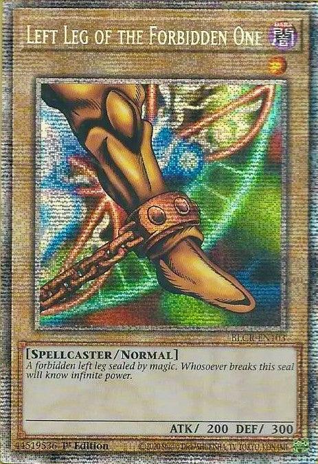 Left Leg of the Forbidden One [BLCR-EN103] Starlight Rare - POKÉ JEUX