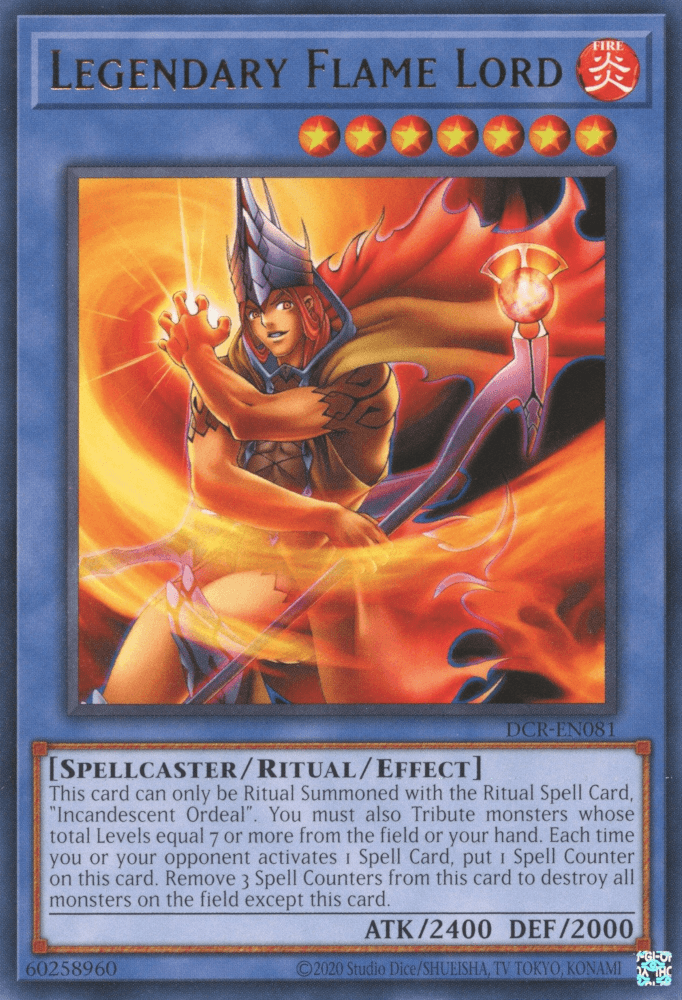 Legendary Flame Lord [DCR-EN081] Rare - POKÉ JEUX