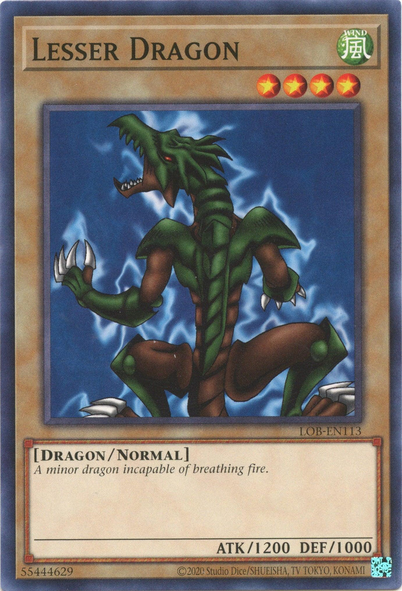 Lesser Dragon (25th Anniversary) [LOB-EN113] Common - POKÉ JEUX