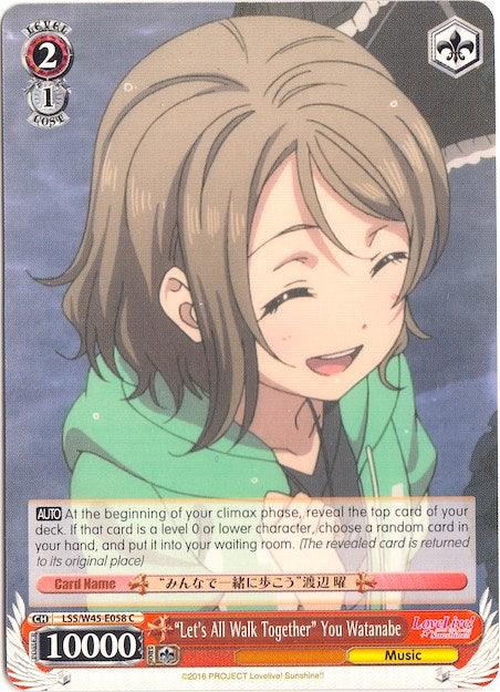 "Let's All Walk Together" You Watanabe (LSS/W45-E058 C) [Love Live! Sunshine!!] - POKÉ JEUX