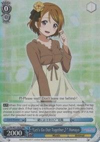 "Let's Go Out Together~" Hanayo (LL/EN-W01-092R RRR) [Love Live! DX] - POKÉ JEUX