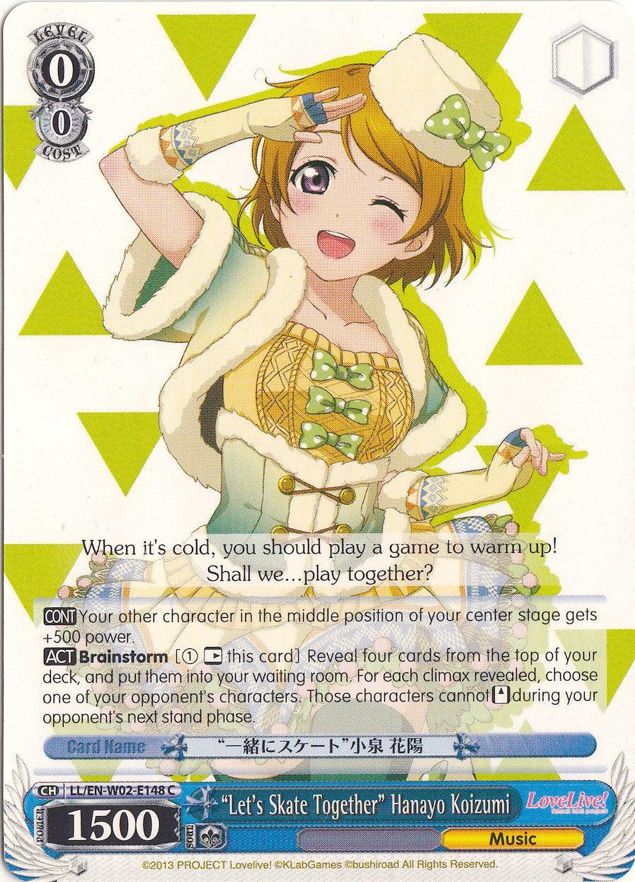 "Let's Skate Together" Hanayo Koizumi (LL/EN-W02-E148 C) [Love Live! DX Vol.2] - POKÉ JEUX