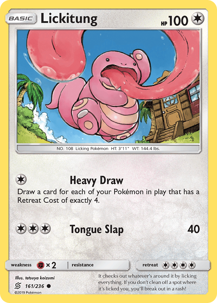 Lickitung (161/236) [Sun & Moon: Unified Minds] - POKÉ JEUX