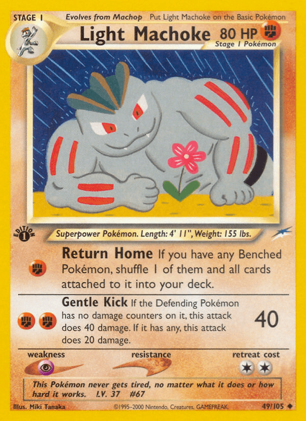 Light Machoke (49/105) [Neo Destiny 1st Edition] - POKÉ JEUX