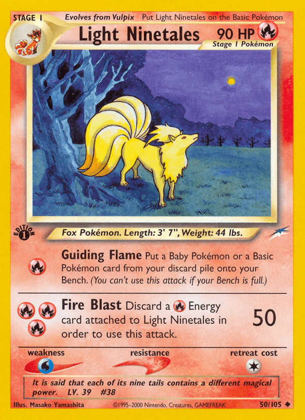 Light Ninetales (50/105) [Neo Destiny 1st Edition] - POKÉ JEUX