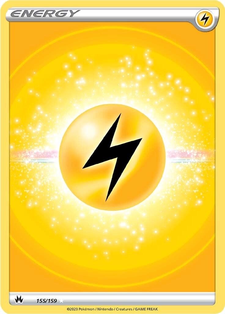 Lightning Energy (155/159) (Texture Full Art) [Sword & Shield: Crown Zenith] - POKÉ JEUX