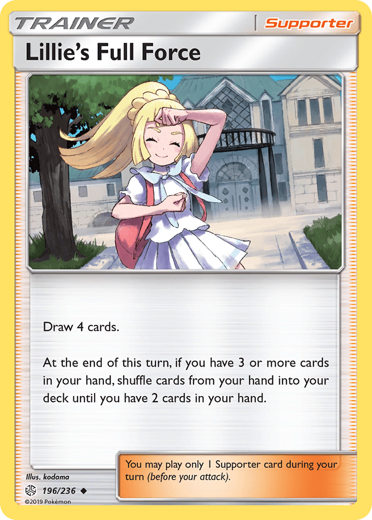 Lillie's Full Force (196/236) [Sun & Moon: Cosmic Eclipse] - POKÉ JEUX