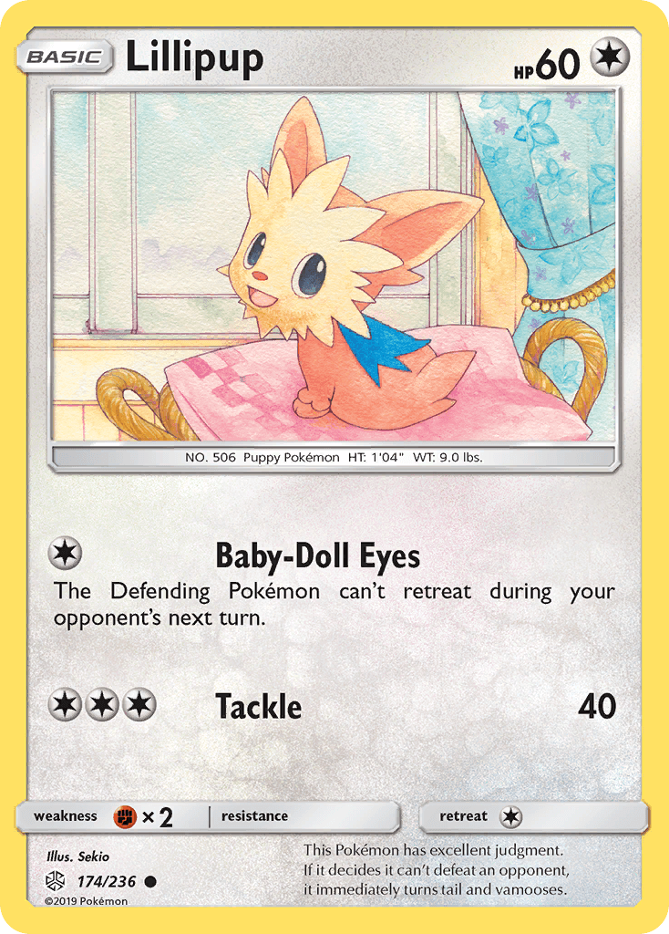 Lillipup (174/236) [Sun & Moon: Cosmic Eclipse] - POKÉ JEUX