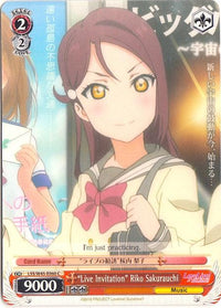 "Live Invitation" Riko Sakurauchi (LSS/W45-E060 C) [Love Live! Sunshine!!] - POKÉ JEUX