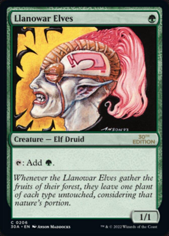 Llanowar Elves [30th Anniversary Edition] - POKÉ JEUX