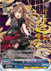 "Lofty Ambitions" Lisa Imai (BD/WE32-E27BDR BDR) [BanG Dream! Girls Band Party! Premium Booster] - POKÉ JEUX