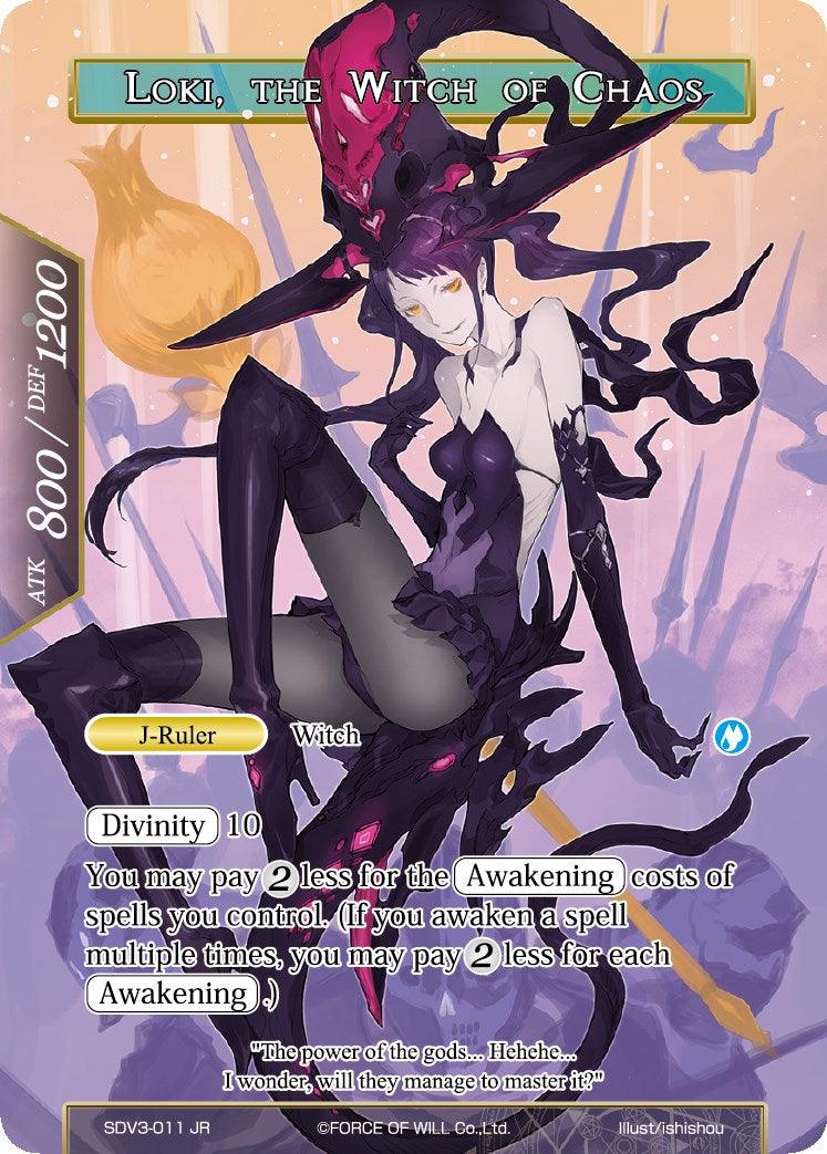 Loki // Loki, the Witch of Chaos (SDV3-011/JR) [Starter Deck: Valhalla Cluster] - POKÉ JEUX