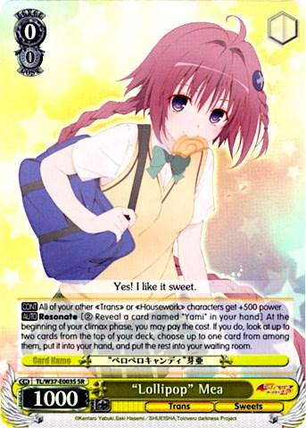 "Lollipop" Mea (TL/W37-E003S SR) [To Loveru Darkness 2nd] - POKÉ JEUX