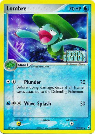 Lombre (37/100) (Stamped) [EX: Crystal Guardians] - POKÉ JEUX