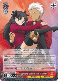 "Lord and Retainer" Rin & Archer (FS/S36-E050 RR) [Fate/Stay Night [Unlimited Blade Works] Vol. II] - POKÉ JEUX