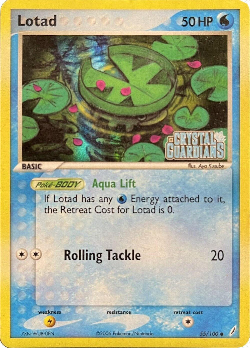 Lotad (055/100) (Theme Deck Exclusive) [EX: Crystal Guardians] - POKÉ JEUX