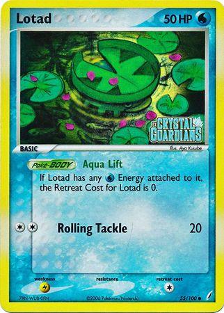 Lotad (55/100) (Stamped) [EX: Crystal Guardians] - POKÉ JEUX