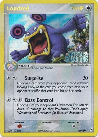 Loudred (23/100) (Stamped) [EX: Crystal Guardians] - POKÉ JEUX