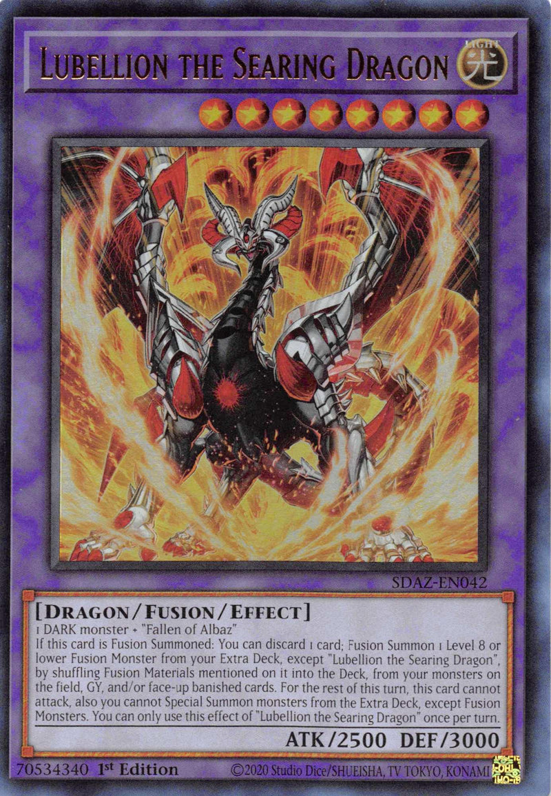 Lubellion the Searing Dragon [SDAZ-EN042] Ultra Rare - POKÉ JEUX