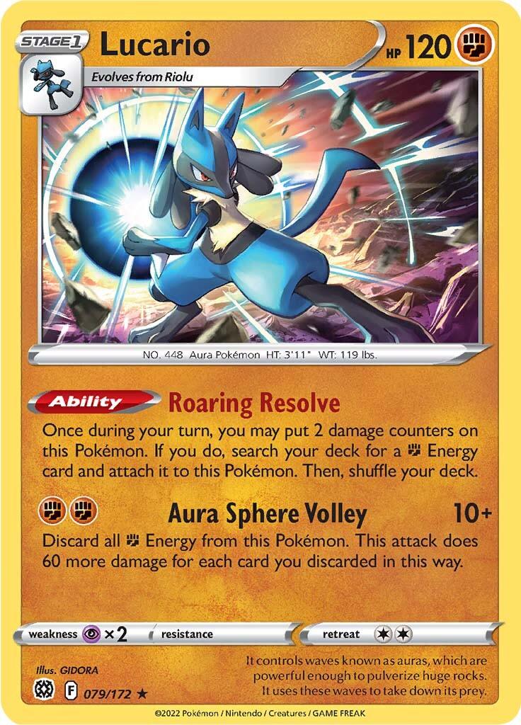 Lucario (079/172) [Sword & Shield: Brilliant Stars] - POKÉ JEUX