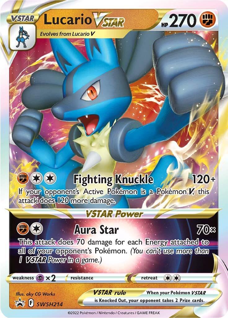 Lucario VSTAR (SWSH214) (Jumbo Card) [Sword & Shield: Black Star Promos] - POKÉ JEUX