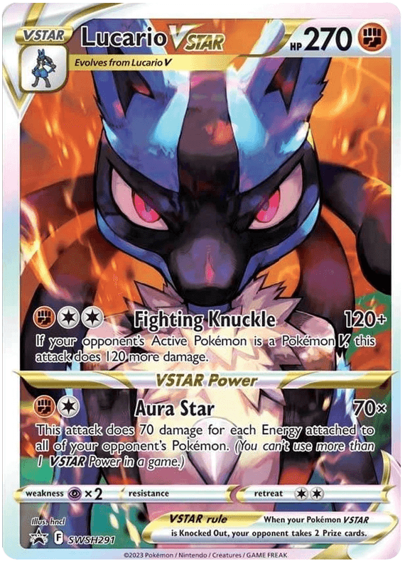 Lucario VSTAR (SWSH291) [Sword & Shield: Black Star Promos] - POKÉ JEUX