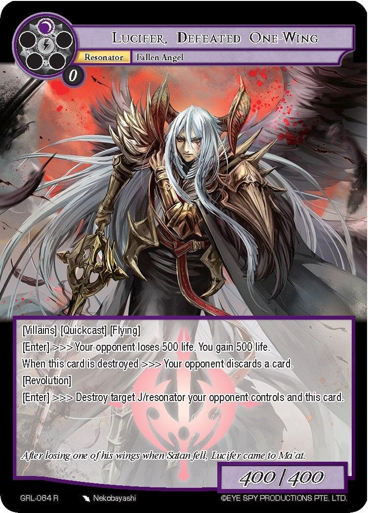 Lucifer, Defeated One-Wing (GRL-064) [Game of Gods: Reloaded] - POKÉ JEUX