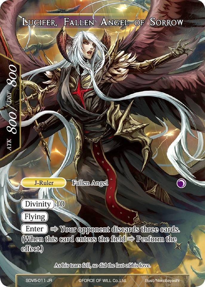 Lucifer // Lucifer, Fallen Angel of Sorrow (SDV5-011/JR) [Starter Deck: Valhalla Cluster] - POKÉ JEUX