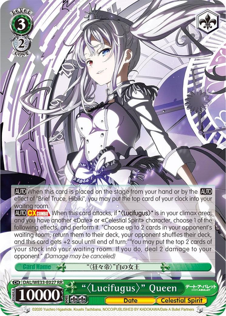 "Lucifugus" Queen (DAL/WE33-E027 RR) (Parallel Foil) [Date A Bullet] - POKÉ JEUX