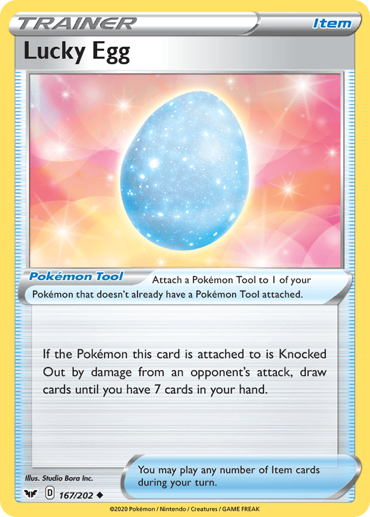 Lucky Egg (167/202) [Sword & Shield: Base Set] - POKÉ JEUX