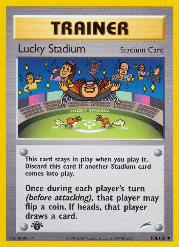 Lucky Stadium (100/105) [Neo Destiny 1st Edition] - POKÉ JEUX