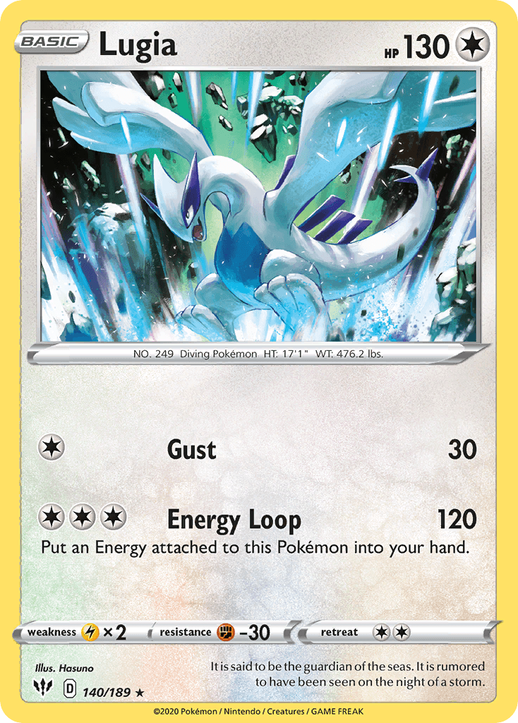 Lugia (140/189) [Sword & Shield: Darkness Ablaze] - POKÉ JEUX