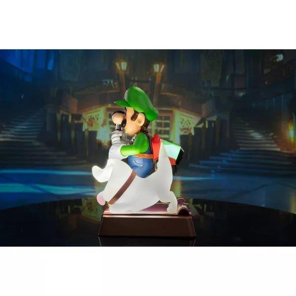 Luigi’s Mansion 3: Light-up Luigi and Polterpup Statue 9" COLL ED - POKÉ JEUX - 761568005684 - 761568005684