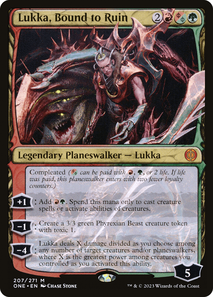 Lukka, Bound to Ruin [Phyrexia: All Will Be One] - POKÉ JEUX