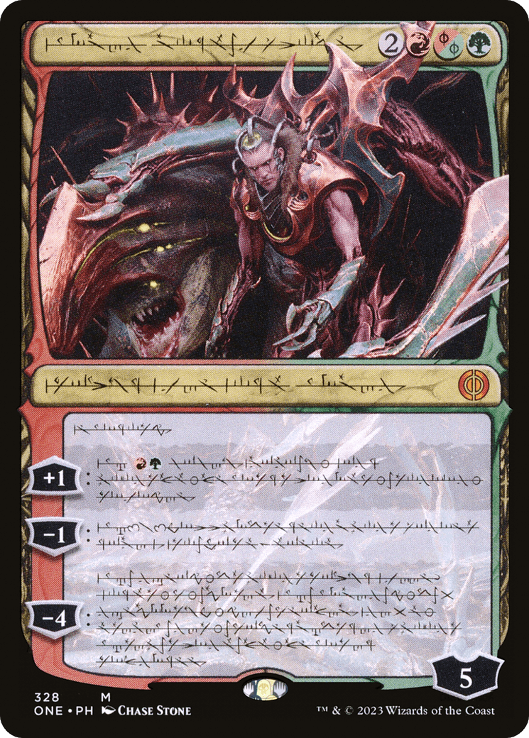 Lukka, Bound to Ruin (Phyrexian) [Phyrexia: All Will Be One] - POKÉ JEUX