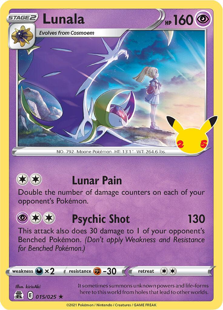 Lunala (015/025) [Celebrations: 25th Anniversary] - POKÉ JEUX