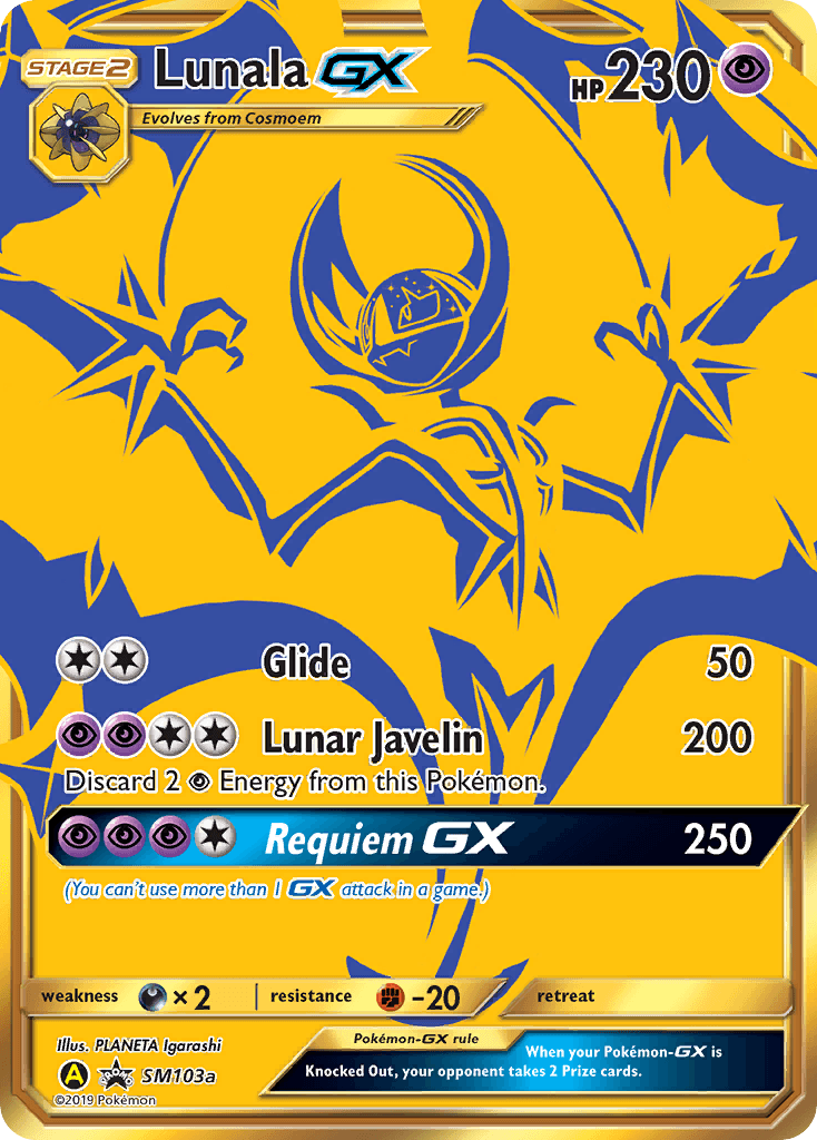 Lunala GX (SM103a) [Sun & Moon: Black Star Promos] - POKÉ JEUX