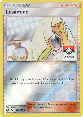 Lusamine (153a/156) (League Challenge Alt Art 1st Place) [Sun & Moon: Ultra Prism] - POKÉ JEUX