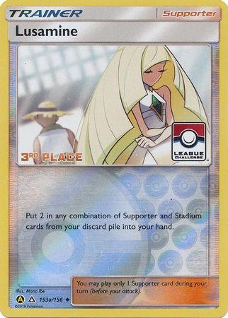 Lusamine (153a/156) (League Challenge Alt Art 3rd Place) [Sun & Moon: Ultra Prism] - POKÉ JEUX