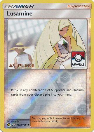 Lusamine (153a/156) (League Challenge Alt Art 4th Place) [Sun & Moon: Ultra Prism] - POKÉ JEUX