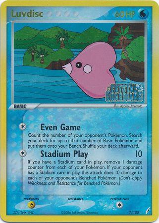 Luvdisc (7/100) (Stamped) [EX: Crystal Guardians] - POKÉ JEUX