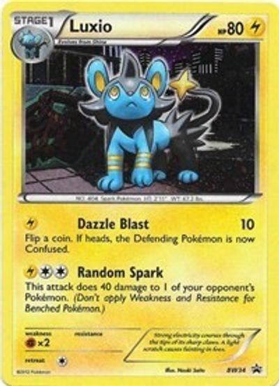 Luxio (BW34) (Cosmos Holo) [Black & White: Black Star Promos] - POKÉ JEUX