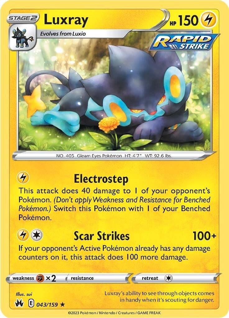 Luxray (043/159) (43) [Sword & Shield: Crown Zenith] - POKÉ JEUX