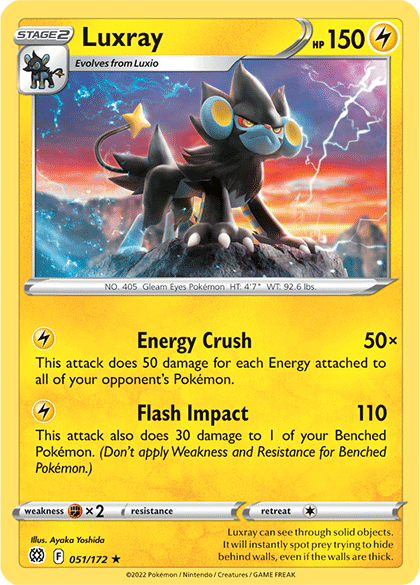 Luxray (051/172) [Sword & Shield: Brilliant Stars] - POKÉ JEUX