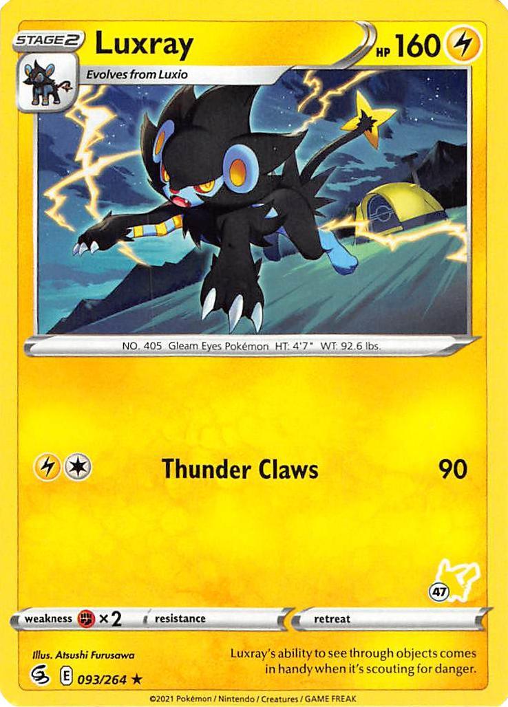 Luxray (093/264) (Pikachu Stamp