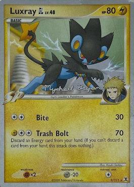 Luxray GL LV.48 (9/111) (Happy Luck - Mychael Bryan) [World Championships 2010] - POKÉ JEUX