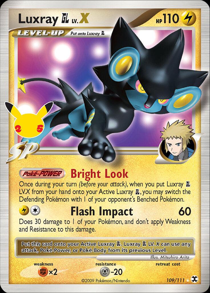 Luxray GL LV.X (109/111) [Celebrations: 25th Anniversary - Classic Collection] - POKÉ JEUX